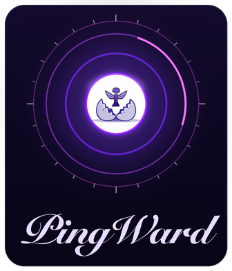 PingWard 다크 배지 미리보기
